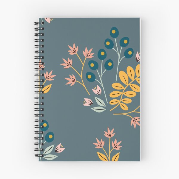 Item preview, Blue Florals designed and sold by inkblotcreative.