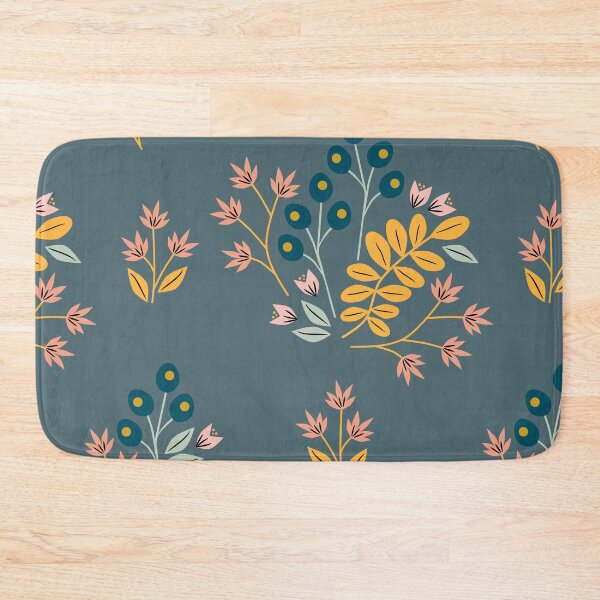 Item preview, Blue Florals designed and sold by inkblotcreative.