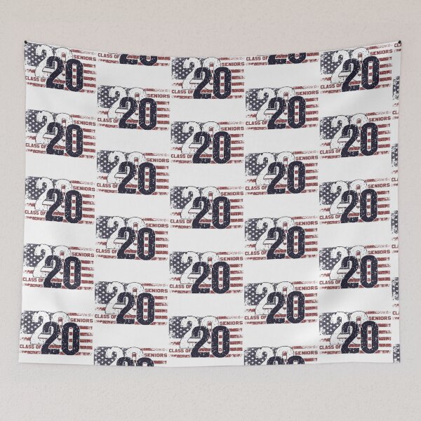 Item preview, Seniors Class of 2020 Distressed American Flag designed and sold by RiffXS.