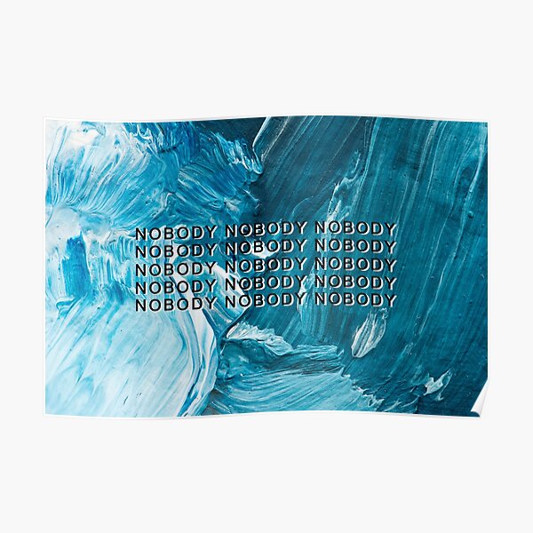 Mitski Nobody Posters | Redbubble