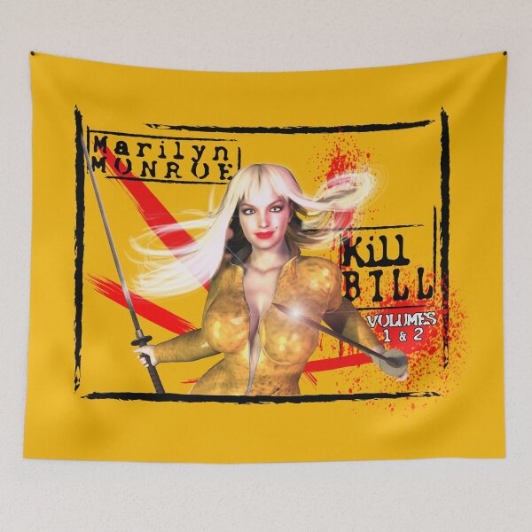 Item preview, Kill Bill Vols. 1 & 2 Starring Marilyn Monroe designed and sold by Alphaholics Non-Anonymous Art Studios.