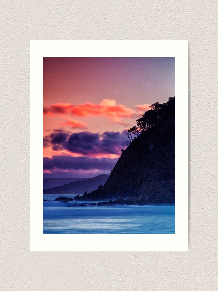 Alternate view of Park Beach At Sunset. Art Print