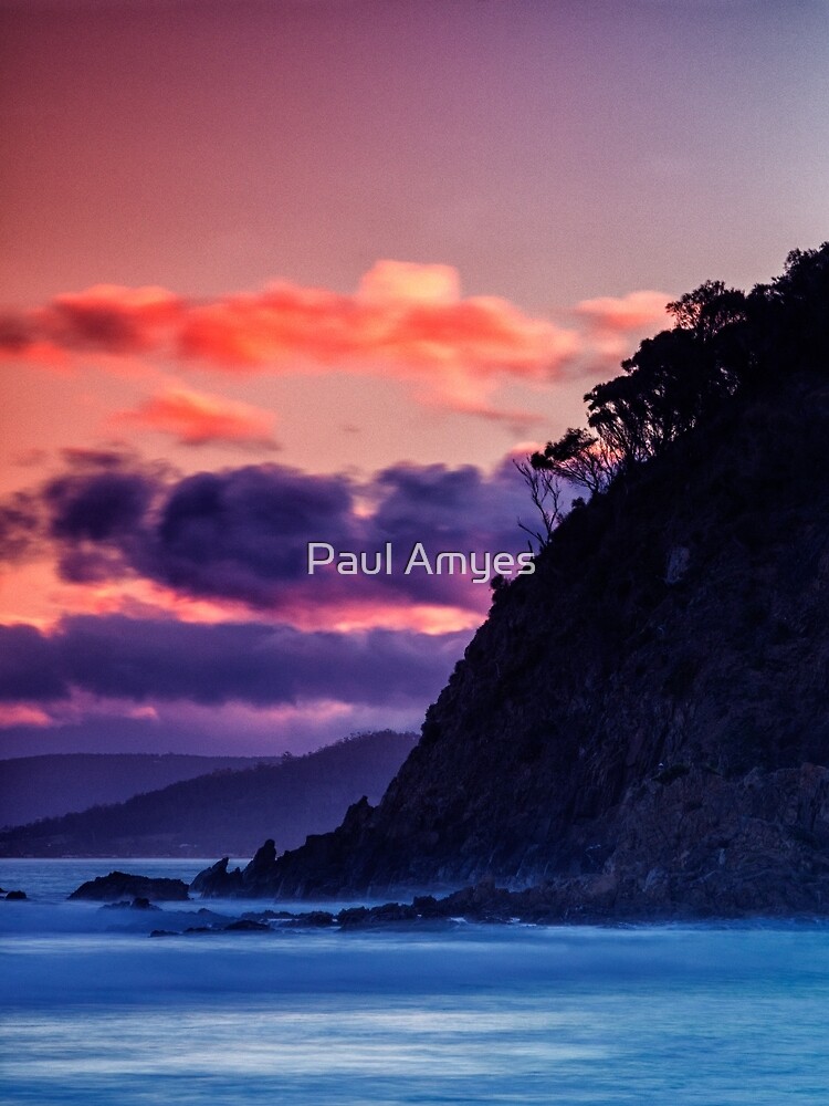 Park Beach At Sunset. by AmyesPhotograph