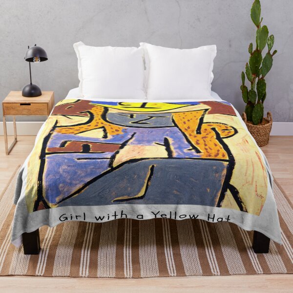 Item preview, Paul Klee Art t-shirt Girl with a Yellow Hat designed and sold by AvantGardeArt52.