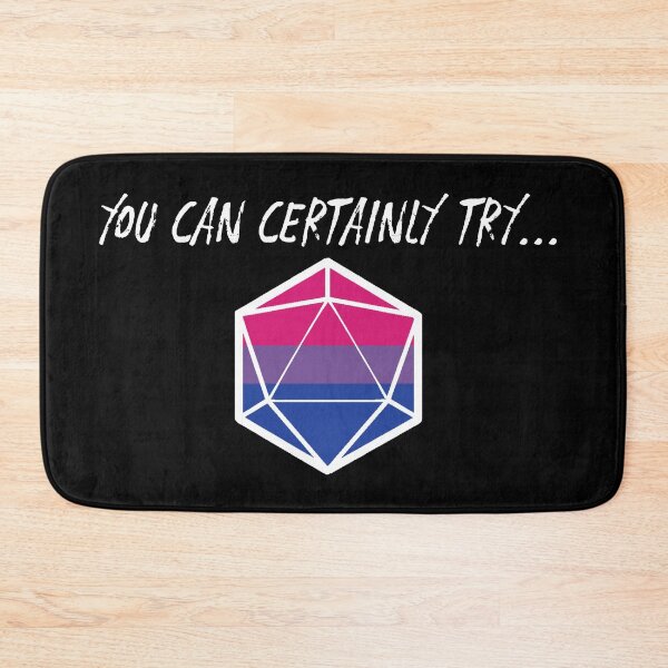 Item preview, Certainly Try - Bi / Bisexual - LGBTQ+ Pride Shirt designed and sold by LoonyMoonyProds.