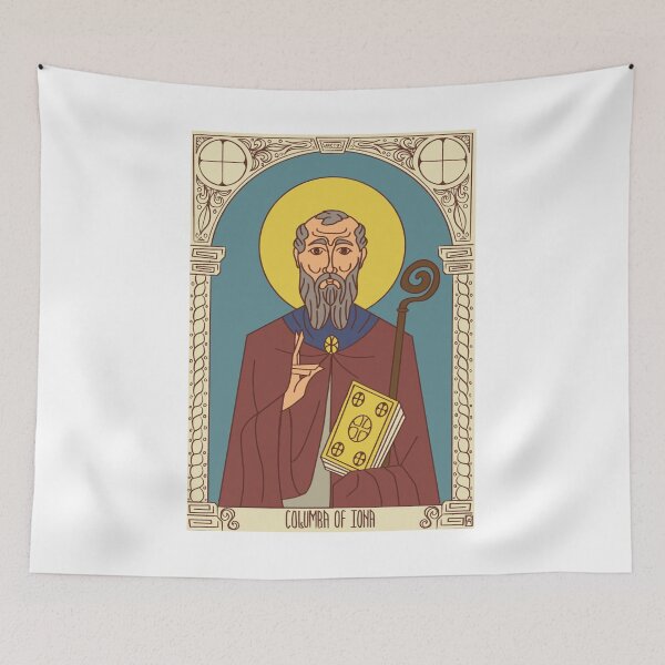 Item preview, Saint Columba of Iona designed and sold by LifelongAcolyte.
