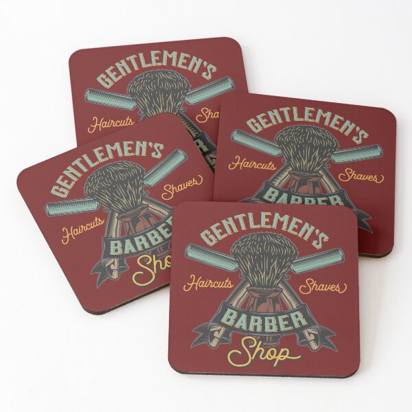 Item preview, Gentlement's Haircuts & Shaves Barber Shop - Vintage Gift designed and sold by Shirtflyer.