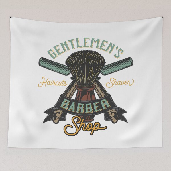 Item preview, Gentlement's Haircuts & Shaves Barber Shop - Vintage Gift designed and sold by Shirtflyer.