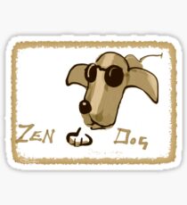 Zen Dog Sticker