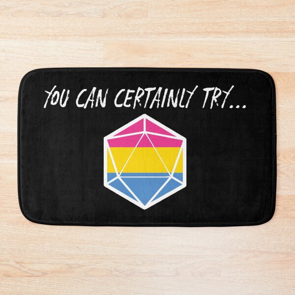 Item preview, Certainly Try - Pan / Pansexual - LGBTQ+ Pride Shirt designed and sold by LoonyMoonyProds.