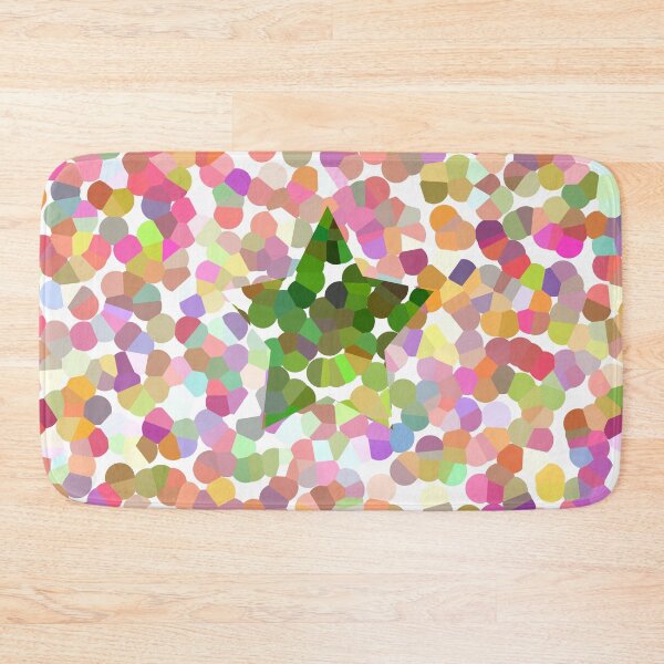 Item preview, I am dotty about this Green Star on Pink designed and sold by ellenhenry.