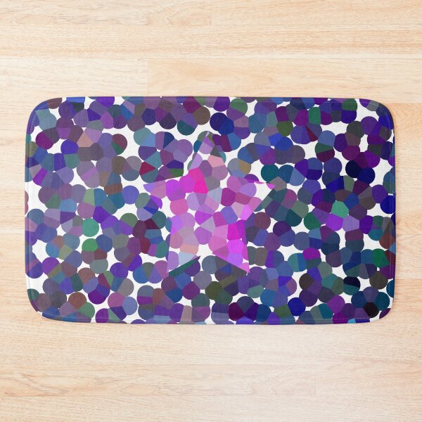 Item preview, I am dotty about this Pink Star on Blue designed and sold by ellenhenry.