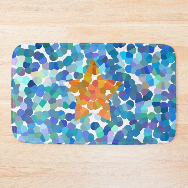 Item preview, I am dotty about this Yellow Star on Aqua designed and sold by ellenhenry.