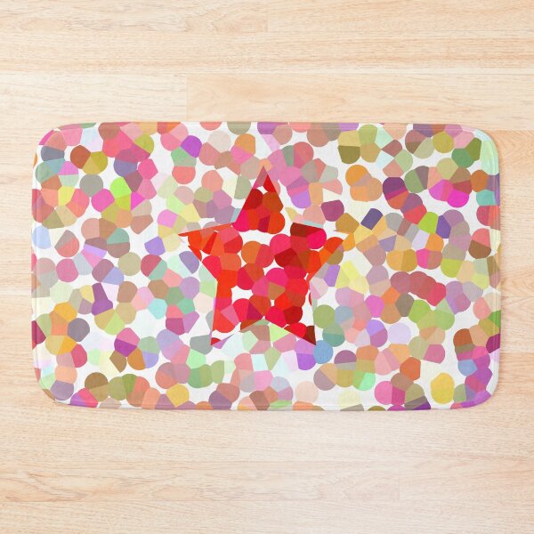 Item preview, I am dotty about this Red Star on Pink designed and sold by ellenhenry.