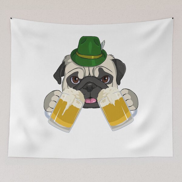 Item preview, Oktoberfest Pug designed and sold by Nosek1ng.