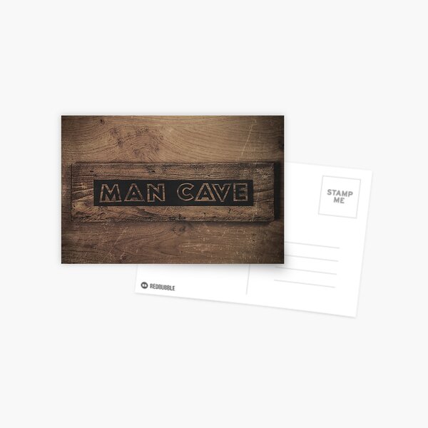 Man Cave Postcard