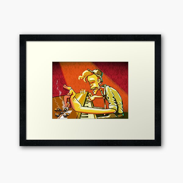 The Piano Has Been Drinking 3 Framed Art Print