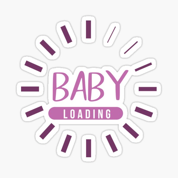 Sticker Baby Loading Redbubble