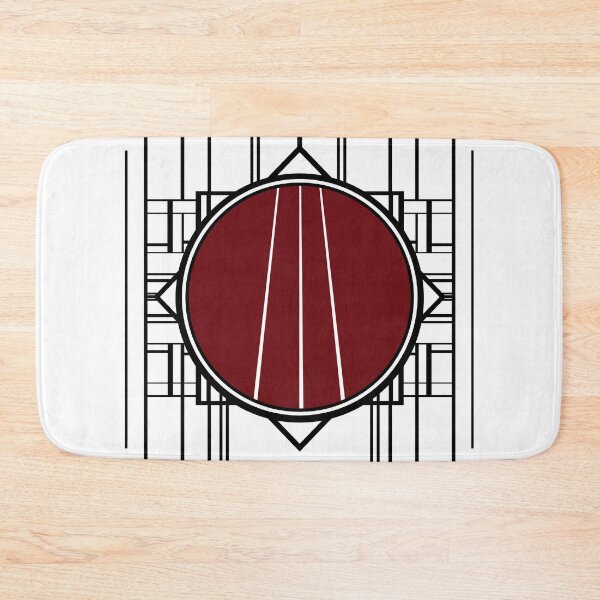 Item preview, Abstract retro pattern in wine red designed and sold by Xarah.