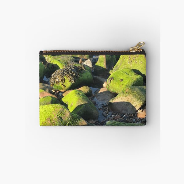 Item preview, Seaweed on rocks- sandsend beach designed and sold by bizzielizzieart.