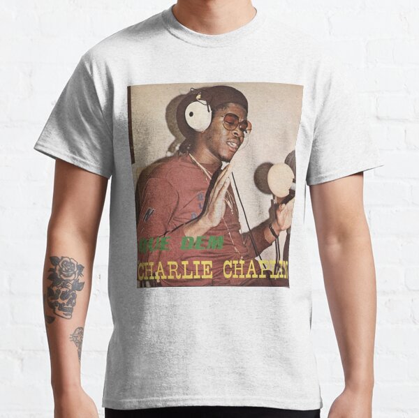 Que Dem Charlie Chaplin Reggae DJ 1980s Record Cover Dancehall Reggae Classic T-Shirt