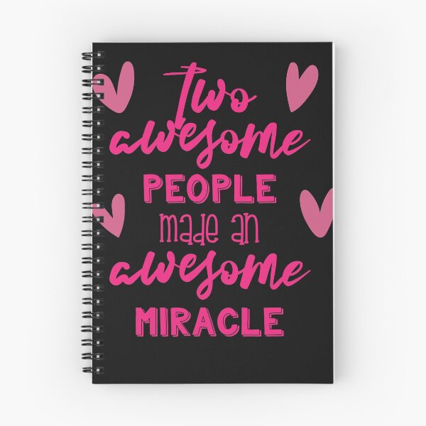 Item preview, Two awesome people made an awesome miracle - pregnancy baby saying designed and sold by palaodesigns.