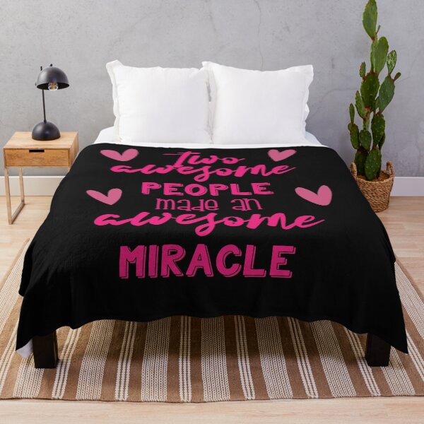 Item preview, Two awesome people made an awesome miracle - pregnancy baby saying designed and sold by palaodesigns.