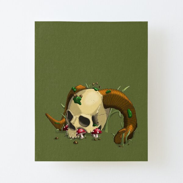 Rest for the Wicked Canvas Mounted Print