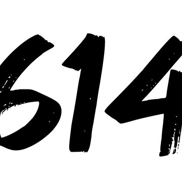 "Columbus 614" Sticker for Sale by DesignsbyKell | Redbubble