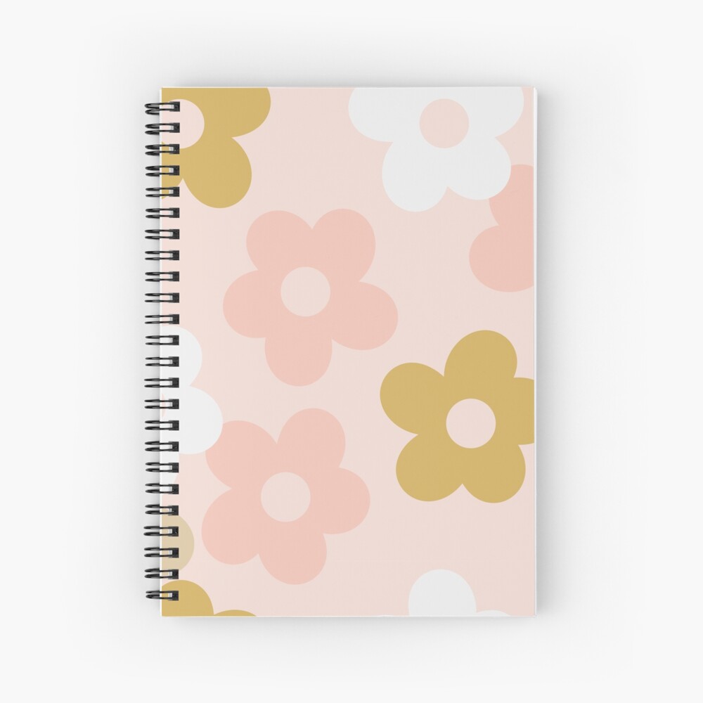 "Cute Pastel Flowers" Spiral Notebook by newburyboutique Redbubble