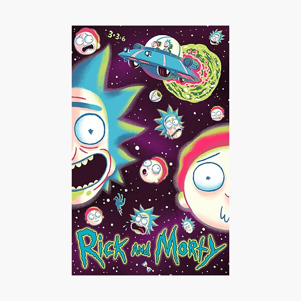 Rick et Morty Galaxy Impression photo