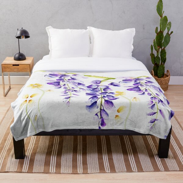 Wisteria Throw Blanket