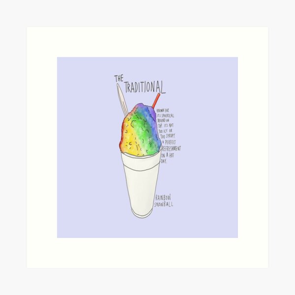 Item preview, Traditional Sno Ball designed and sold by one-broke-kid.