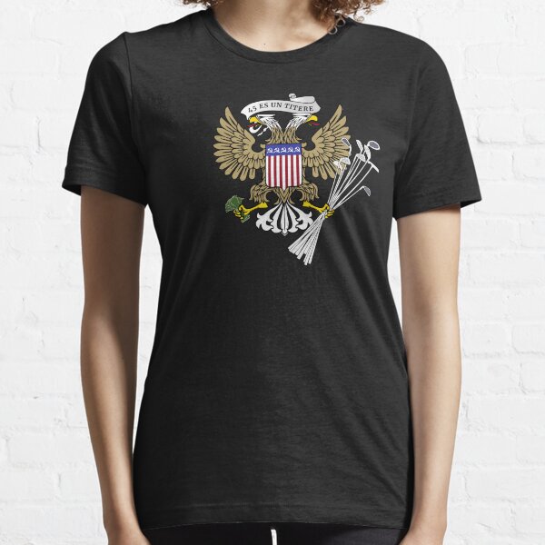 Trump's Personal Seal (Presidential Seal featuring Golf Clubs, Money, and Russian Eagle) Essential T-Shirt