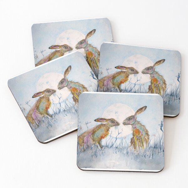 Item preview, Moonlight and Micheivious Hares designed and sold by Vicki Long.