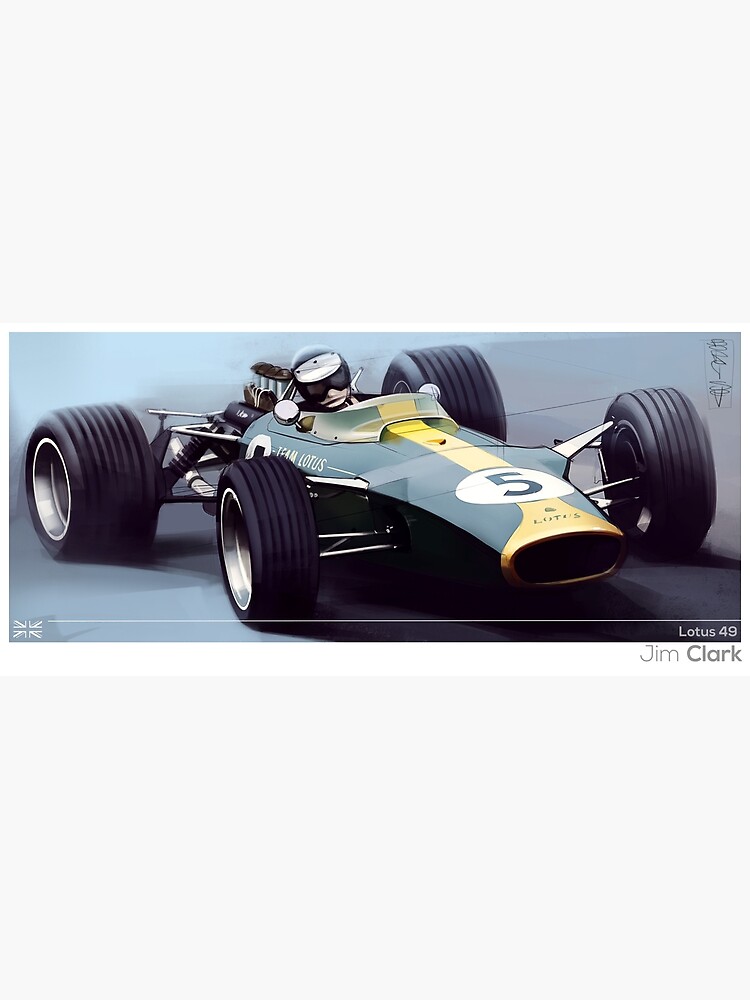 &ldquo;Jim Clark&rdquo; Poster for Sale by One-O | Redbubble