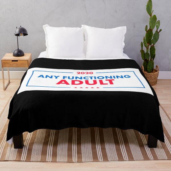 Item preview, Any Functioning Adult Political Bumper Sticker designed and sold by adidabu.