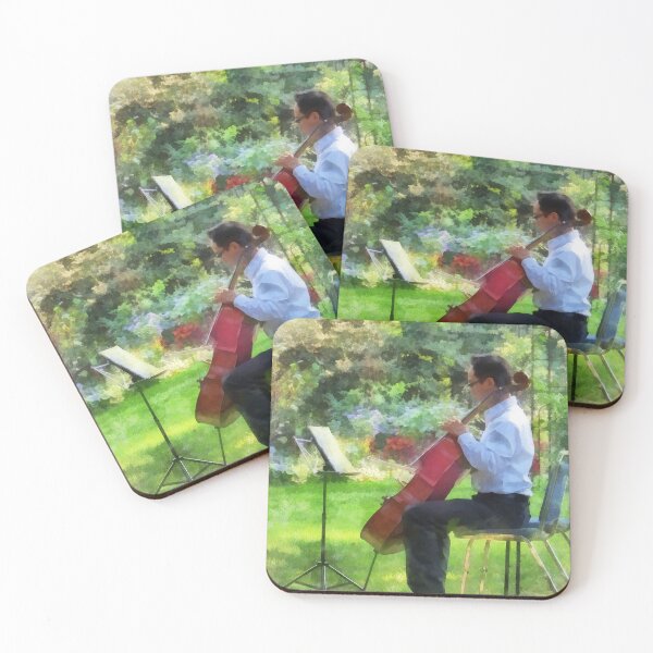 Item preview, Cellist in the Garden designed and sold by Susan Savad.