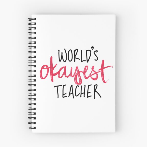Item preview, World’s Okayest Teacher designed and sold by saturnshay.
