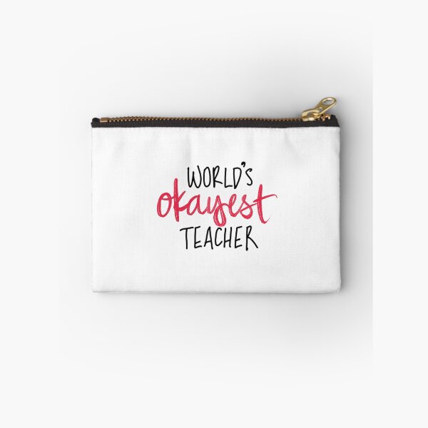 Item preview, World’s Okayest Teacher designed and sold by saturnshay.