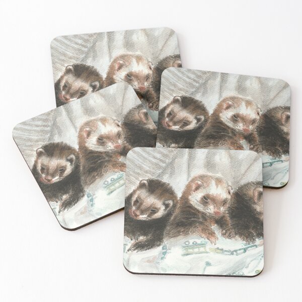 Item preview, Lovely ferrets designed and sold by belettelepink.