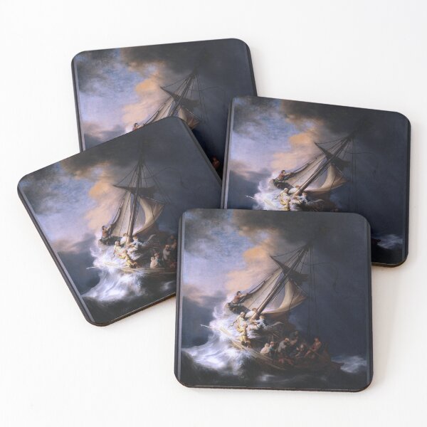 Item preview, Storm on the Sea of Galilee by Rembrandt van Rijn Old Masters Reproduction designed and sold by Xzendor7 Digital Art Creations.