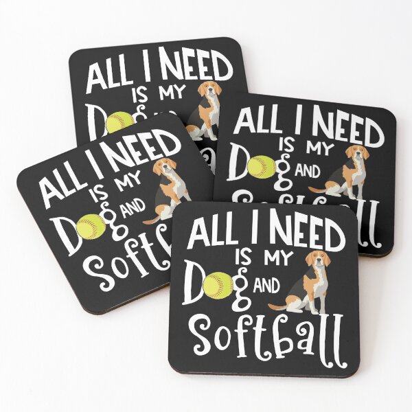 Item preview, Beagle Dog Softball Player Dog Lover Gift Cute Funny Saying designed and sold by tncgifts.