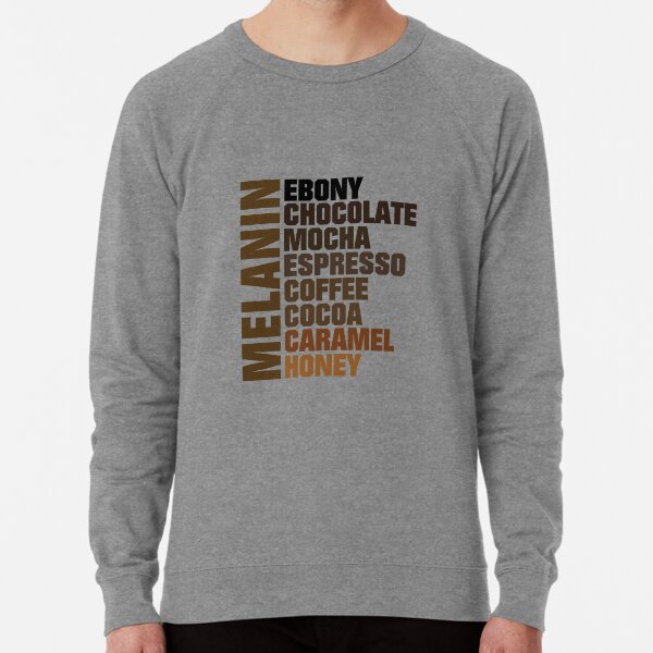 Melanin All Shades of Brown Lightweight Sweatshirt