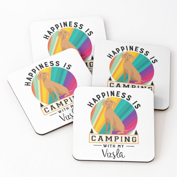 Item preview, Vizsla Dog Happiness Is Camping With My Vizsla Dog designed and sold by tncgifts.