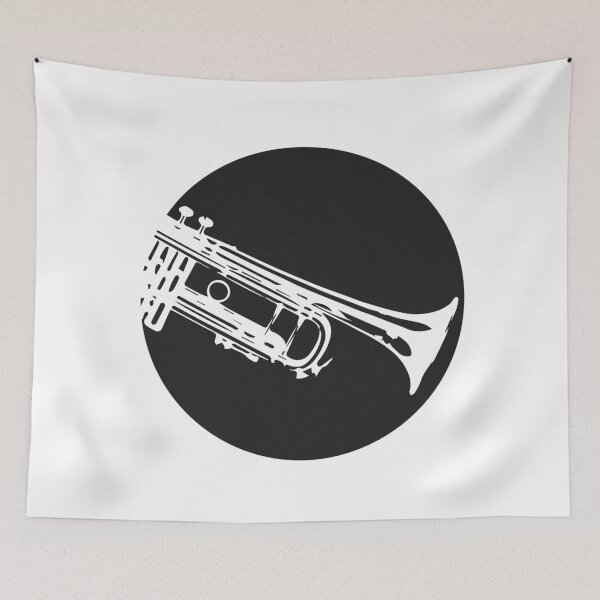 Item preview, Moody Trumpet Screen Print designed and sold by Loupdesigns.