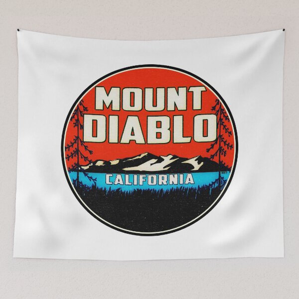 Item preview, Mount Diablo California Ski Snowboard Hiking Boating San Francisco designed and sold by DESTINATIONS DECAL.
