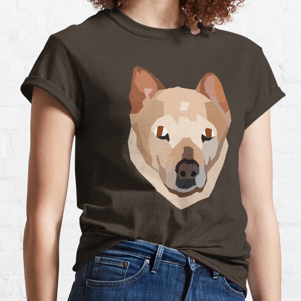 Custom Chow mix pet portrait (Boo) Classic T-Shirt