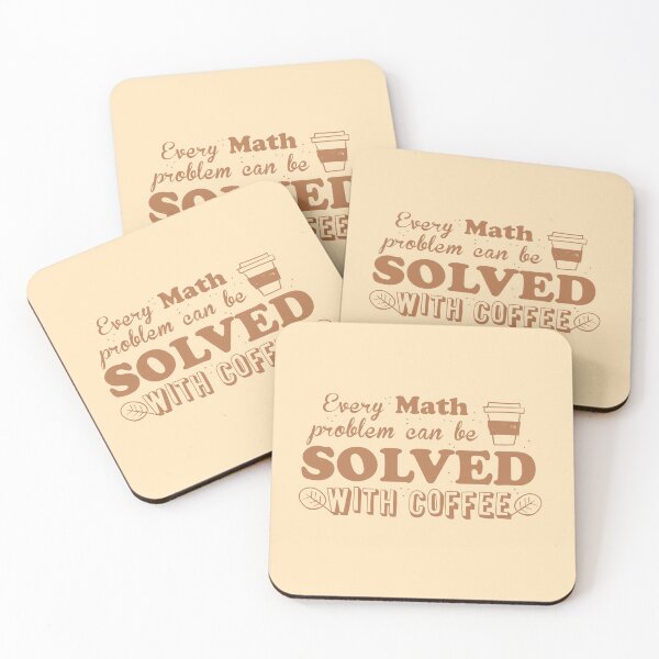 Item preview, Every math problem can be solved with COFFEE designed and sold by jazzydevil.