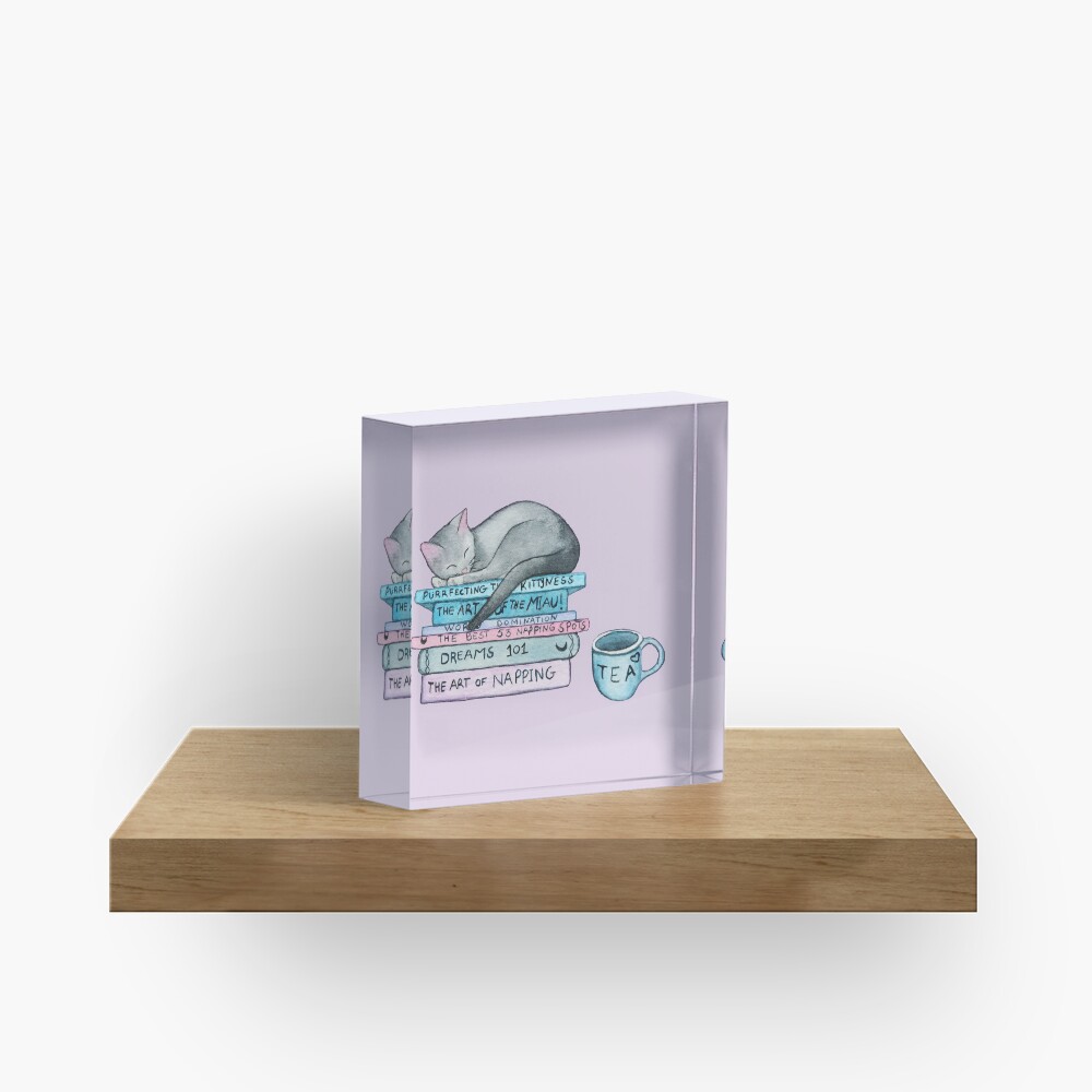 The Art of the Miau Acrylic Block